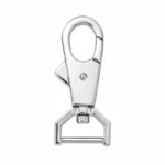 Mousqueton Pivotant à Œillet Ouvert 2 cm Argenté – Image 2
