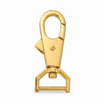 Mousqueton Pivotant à Œillet Ouvert 2 cm Doré – Image 3