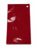 Cuir de vachette verni Rouge bordeaux brillant "BM 06" – Image 2