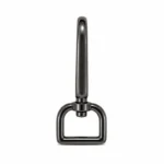 Mousqueton Pivotant à Anneau en D 1,5 cm Platine – Image 3