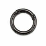 Anneau Mousqueton Rond 2,5 cm Platine – Image 2