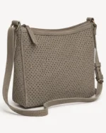 Cuir de vachette italien perforé – gris « BM 23 » – Image 8