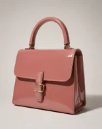 Cuir de vachette verni Rose corail brillant "BM 02" – Image 6