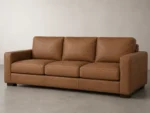 Cuir de vachette italien Beige caramel "BMS TABA" – Image 2