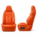 Cuir de Vachette Italien – Hermès Foncé « Arancio X10 » – Image 3