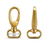 Mousqueton Pivotant 2 cm Doré