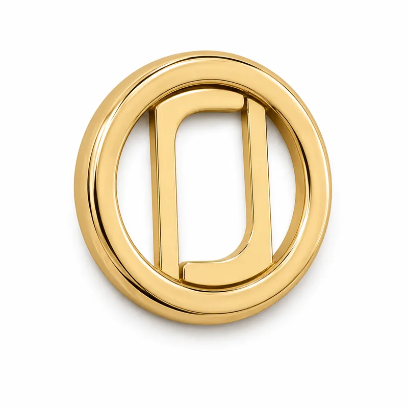 8mvPEQIcaBSa1othevPII-1783523636258.webp Accessoire métallique circulaire coulure doré. – Image 1