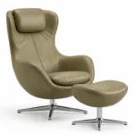 Cuir de Vachette Italien – Vert sauge « COD X28 » – Image 2