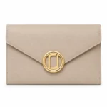 Accessoire métallique circulaire coulure doré. – Image 6