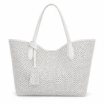 Cuir de vachette italien perforé – Blanc « BM 54 » – Image 8