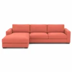 Cuir de Vachette Italien Rose Saumon Corail – « CAV37NU45 » – Image 2