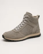 Cuir de vachette italien perforé – gris « BM 23 » – Image 13