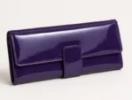Cuir de vachette verni Violet aubergine brillant "BM 04" – Image 5