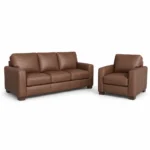 Cuir de vachette italien Marron Cognac « CAV14NU17 » – Image 8