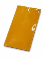 Cuir de vachette verni Jaune Soleil "BM 09" – Image 3