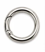 Anneau Mousqueton Rond 3.5cm Argenté – Image 3