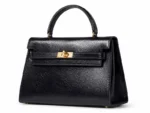 Cuir de Chèvre Pleine Fleur Noir BM 61 – Image 5