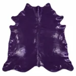Cuir de vachette verni Violet aubergine brillant "BM 04"