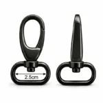 Mousqueton Pivotant 2,5 cm Platine