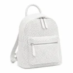 Cuir de vachette italien perforé – Blanc « BM 54 » – Image 2