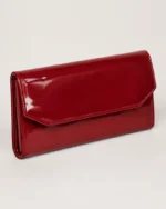 Cuir de vachette verni Rouge bordeaux brillant "BM 06" – Image 5