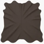 Cuir de vachette italien Taupe rosé froid "MARRONE NU38"