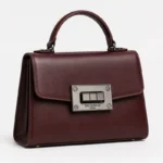Fermoir tourniquet métallique pour sac gris platine – Image 6