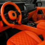 Cuir de Vachette Italien – Hermès Foncé « Arancio X10 » – Image 4