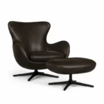 Cuir de Vachette Italien Marron Noir – « CAV7NU66 » – Image 5