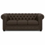 Cuir de vachette italien Marron taupe "CAV2NU140" – Image 4