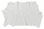Cuir de vachette italien perforé – Blanc « BM 54 »