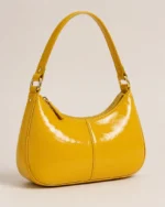 Cuir de vachette verni Jaune Soleil "BM 09" – Image 6