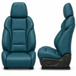 Cuir de vachette italien Bleu nuit grainé "CAV23NU44" – Image 6