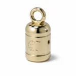 Embout Cylindrique Doré avec Boucle – Image 2