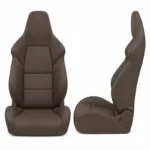 Cuir de vachette italien Taupe rosé froid "MARRONE NU38" – Image 5