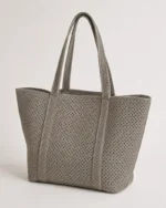 Cuir de vachette italien perforé – gris « BM 23 » – Image 15