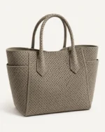 Cuir de vachette italien perforé – gris « BM 23 » – Image 7