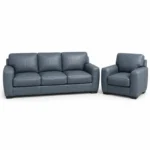 Cuir de vachette italien Gris Bleu Froid « CAV6NU45 » – Image 9