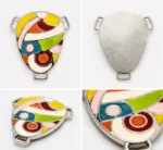 Aurora Mosaic Charm – Pièce d’accessoire artistique colorée. – Image 2