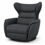 Cuir de vachette italien Noir classique "CAV19NU29" – Image 4