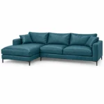 Cuir de vachette italien Bleu nuit grainé "CAV23NU44" – Image 2