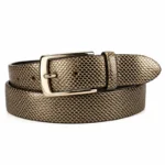 Cuir de vachette italien croco – Bronze Métallisé « BM 47 – Image 7