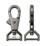 Mousqueton Pivotant à Œillet Ouvert 2 cm Platine
