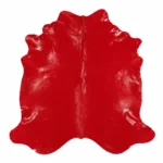 Cuir de vachette verni Rouge éclatant "BM 05"