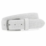 Cuir de vachette italien perforé – Blanc « BM 54 » – Image 3