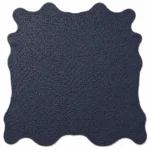 Cuir de vachette italien Bleu marine froid "BLUENU30"