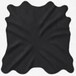 Cuir de Vachette Italien Noir Bleuté Mat – « CAV1002NU50 »