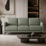 Cuir de vachette italien Vert sauge "CAV21NU1664" – Image 3