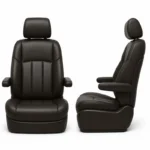 Cuir de Vachette Italien Marron Noir – « CAV7NU66 » – Image 7