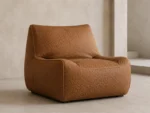 Cuir de vachette italien Beige caramel "BMS TABA"